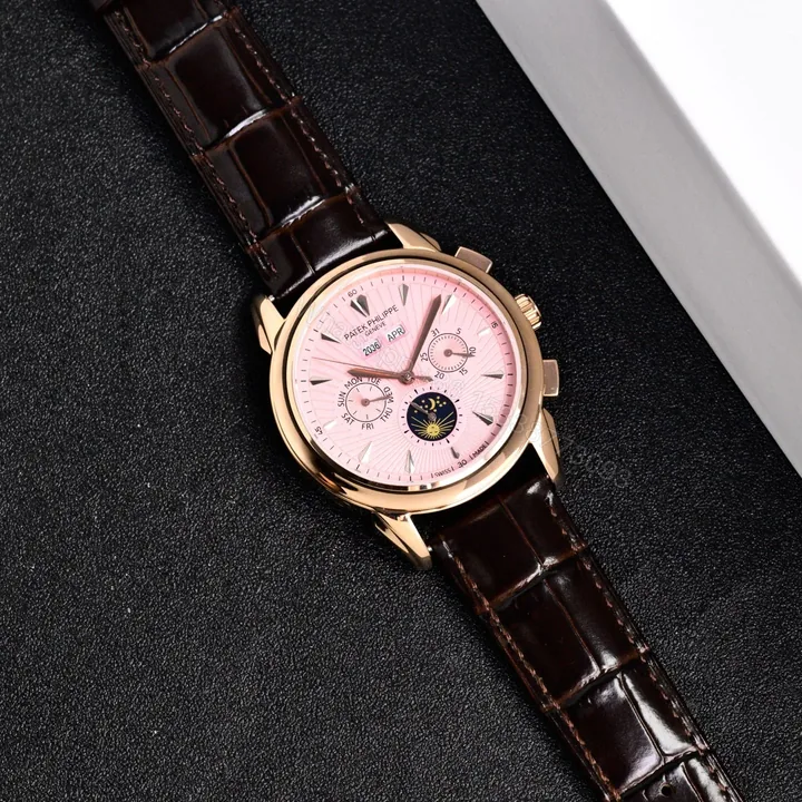 View 1 of Patek Philippe Complicated Functions Men’s Watch 42mm Leather Strap Ultimate Edition TW-PP-COMPLICATION-9100-42