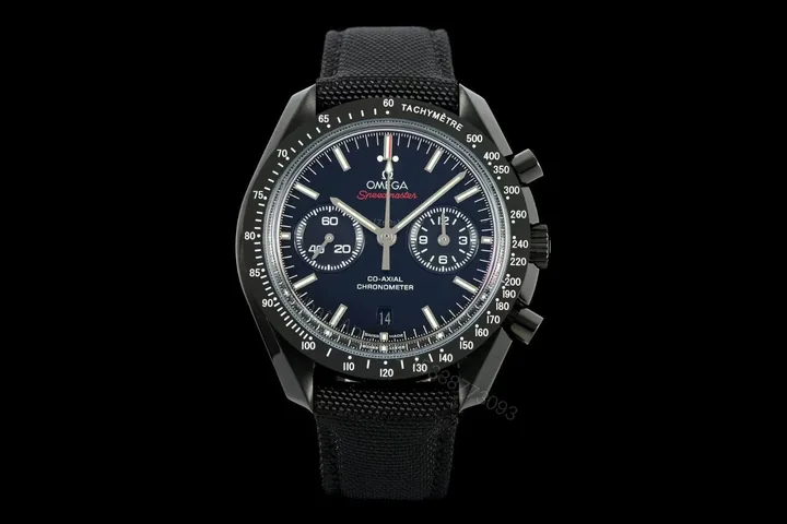 View 1 of Omega Speedmaster Moonwatch Co-Axial Dark Side of the Moon Folding Clasp 311.92.44.51.01.007
