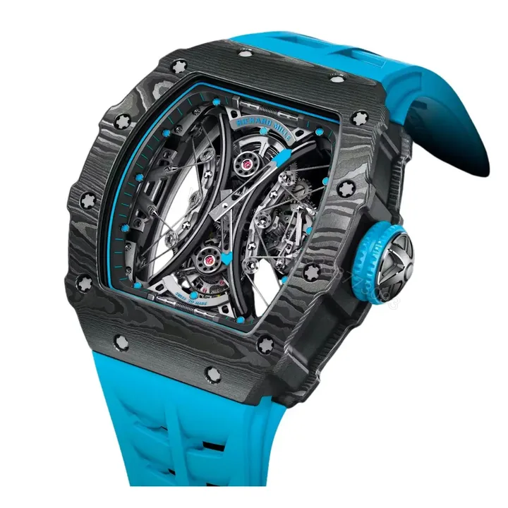 View 1 of Richard Mille Swiss Clone – RM 53-01 Real Carbon Tourbillon Watch