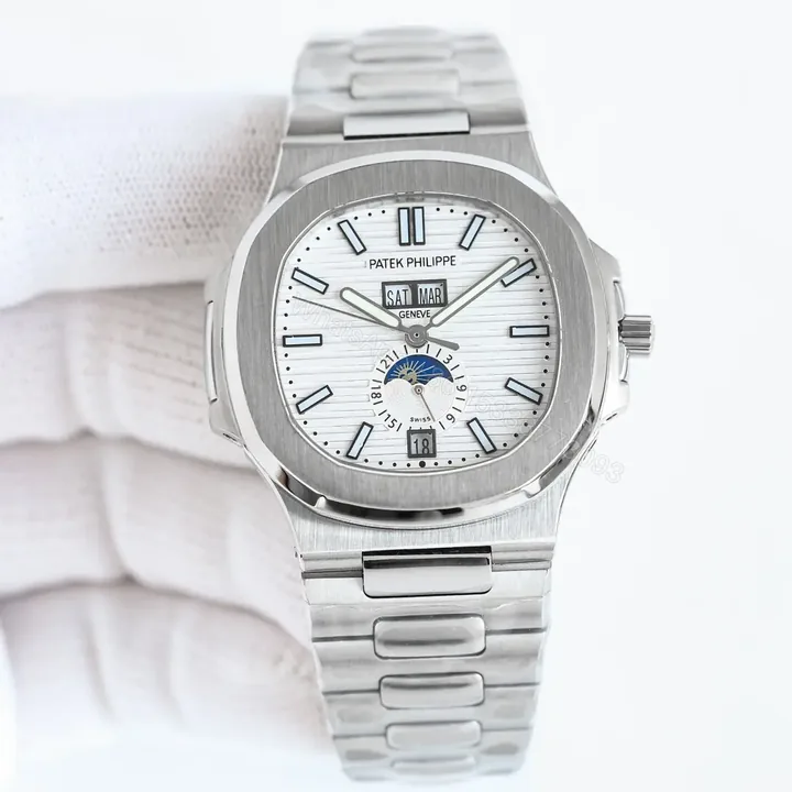 View 1 of Patek Philippe Super Clone Nautilus 5726/1A Stainless Steel Bracelet Premium PATEK-NAUT5726-1A-SS