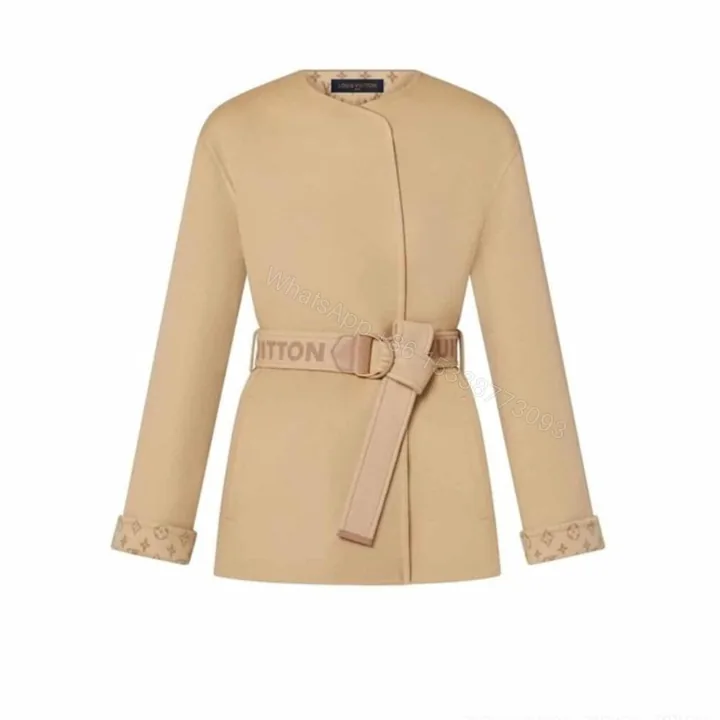 View 1 of Louis Vuitton Signature Short Double Face Wrap Coat 1AA8T0