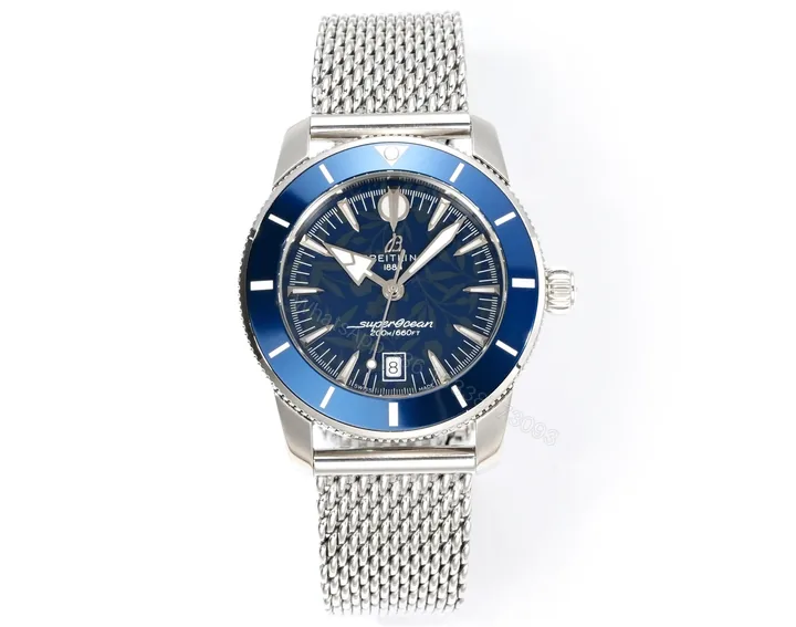 View 1 of Breitling Superocean Heritage II 42 Stainless Steel BlueDial Bracelet AB2010161C1A1