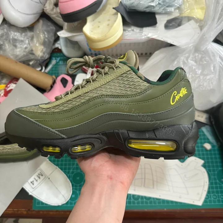 View 1 of Nike Air Max 95 SP Corteiz Gutta Green