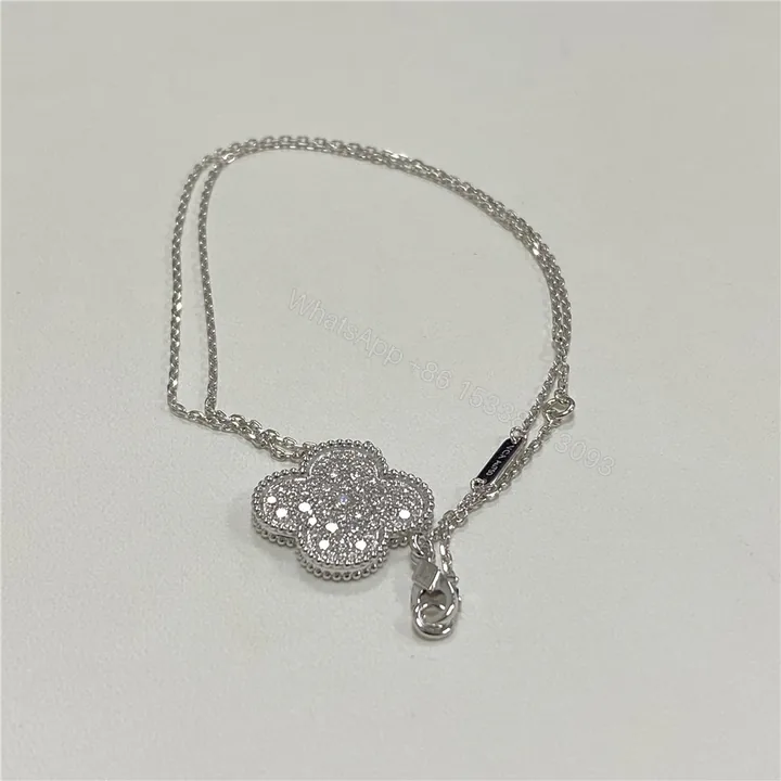 View 1 of Van Cleef Magic Pendant Necklace Full Diamonds VCARN9MS00