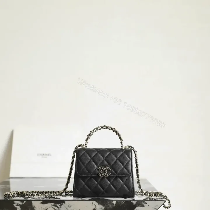 View 1 of 高仿Chanel*23P系列AP3237豎版Kelly手袋黑色免檢版