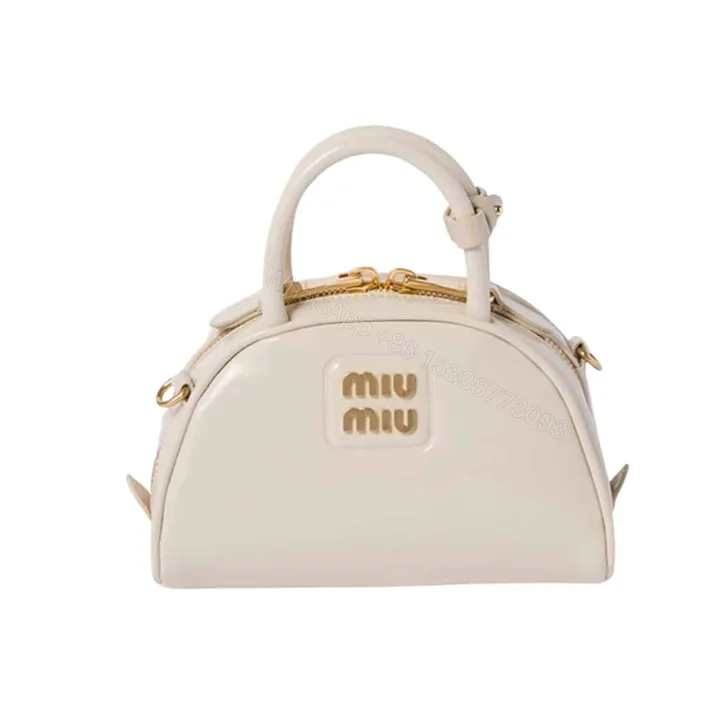 View 1 of MIUMIU TOP HANDLE BAG WHITE 23CM