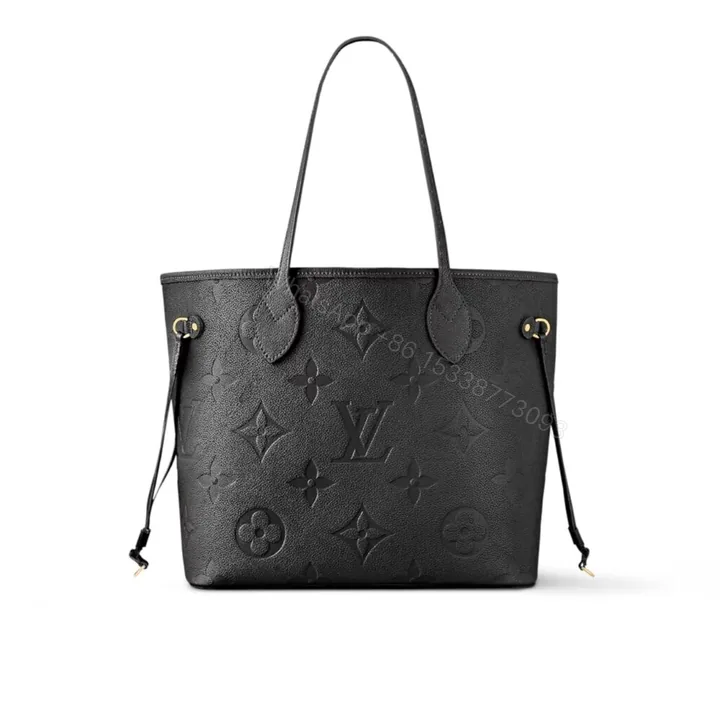View 1 of Louis Vuitton Neverfull MM Monogram Empreinte Black 31Cm M45685