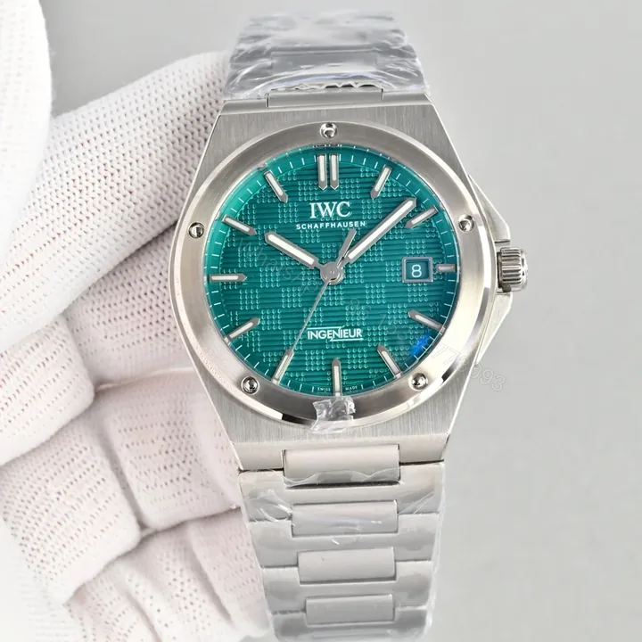 View 1 of IWC Ingenieur Automatic 40 Stainless Steel / Aqua Blue IW3289-03