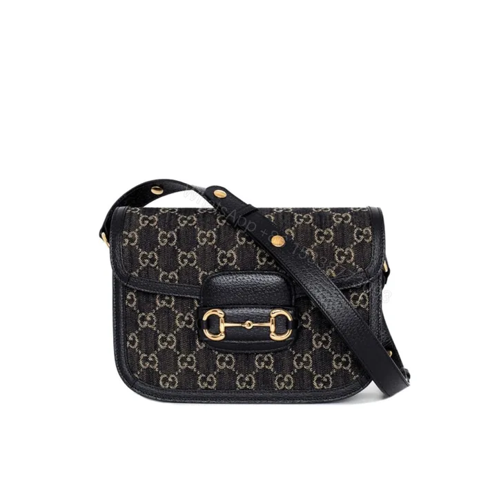 View 1 of Gucci Horsebit 1955 Original GG Black And Ivory 25Cm 602204 UN3BG 1274