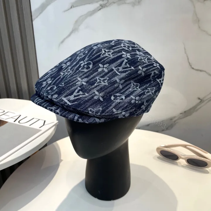 View 1 of LV 一比一報童帽 丹寧老花布 經典復古風格設計