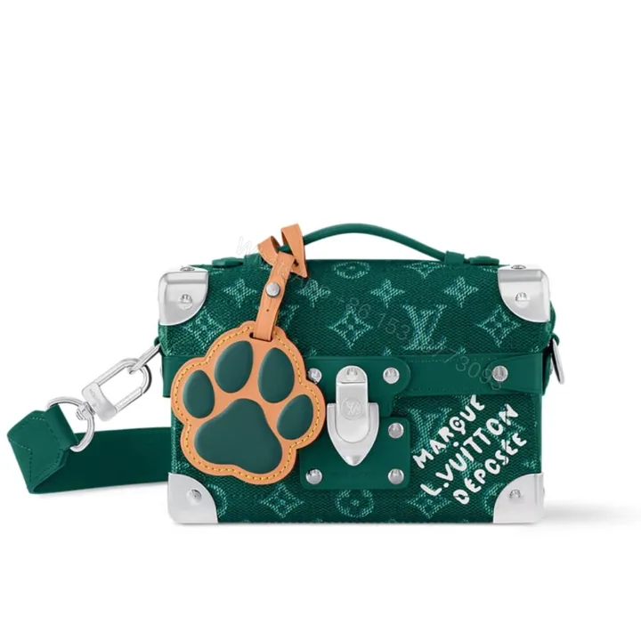 View 1 of Louis Vuitton Soul Trunk Bag Green 19Cm M12686