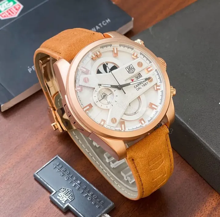 View 1 of Tag Heuer Dial-White CR7 Quartz’s Chronograph