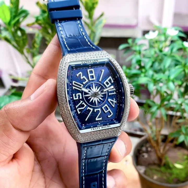 View 1 of Frank Muller Vanguard Yatching Crazy Hour Blue Dial 40mm Automatic