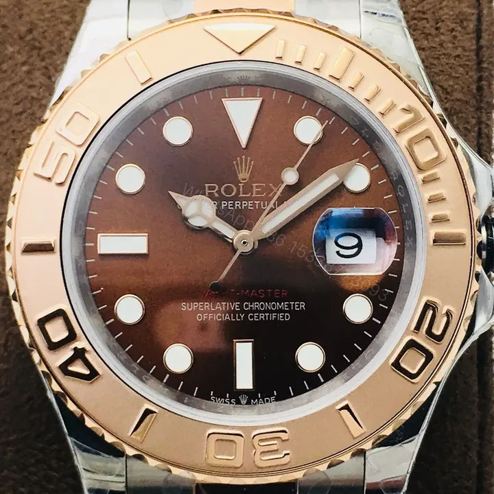 View 1 of Rolex Yacht-Master 40 Rolesor Everose Chocolate Dial 116621-0001