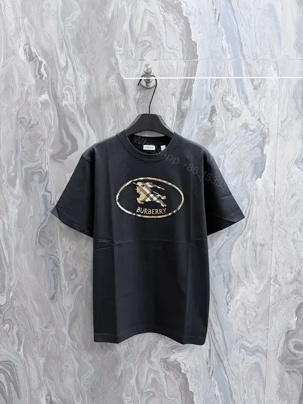 View 1 of Bold Black Cotton Tee, Subtle Luxe Details, Casual Confidence Tee