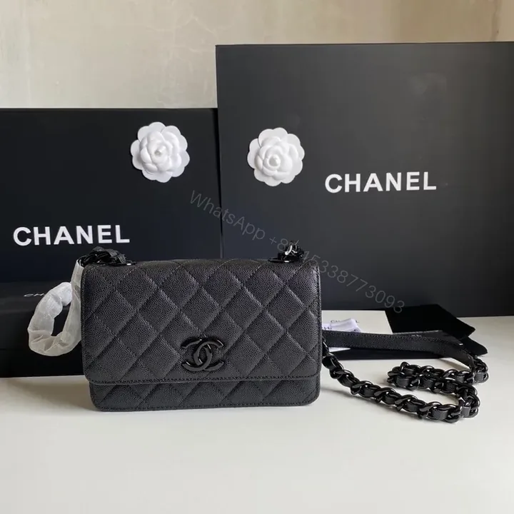 View 1 of Chanel-Inspired Quilted Leather Crossbody: Luxe Everyday Bag