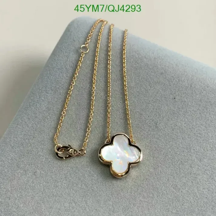 View 1 of Van Cleef & Arpels Alhambra Necklace with Pure Motif QJ4293 Dupe