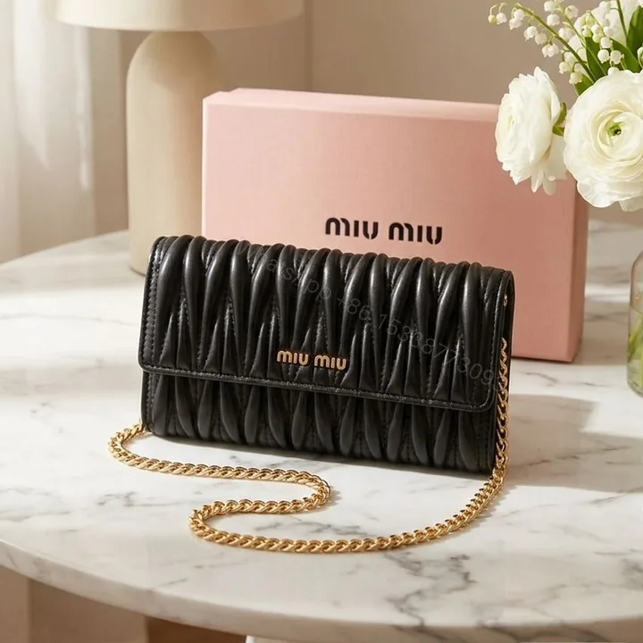 View 1 of LATEST MIU MIU SLING WALLET 12A QUALITY(1st copy replica)