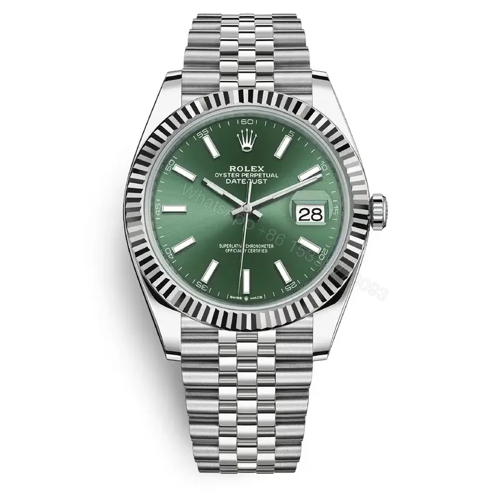 View 1 of Rolex Oyster Datejust II Jubilee Steel Mint Green Dial 41 mm