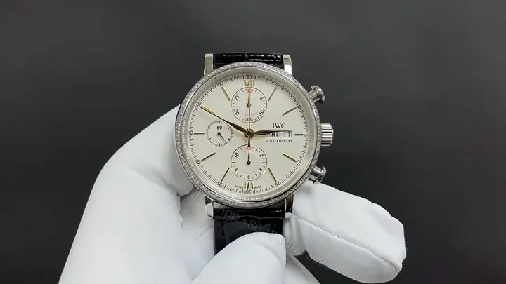 View 1 of IWC Portofino Chronograph Stainless Steel / Silver IW3910-22