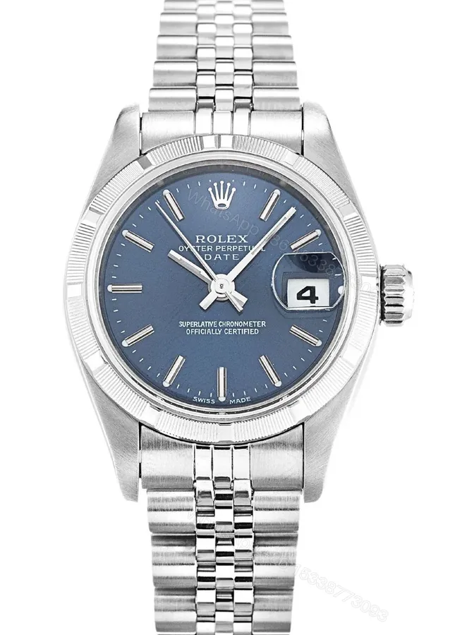 View 1 of Replica Rolex Lady-Datejust Blue Dial 79190 26 mm