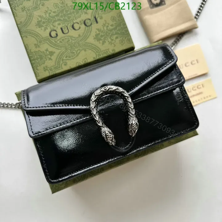 View 1 of Gucci Dionysus Knockoff Super Mini Leather Bag Black FGX872
