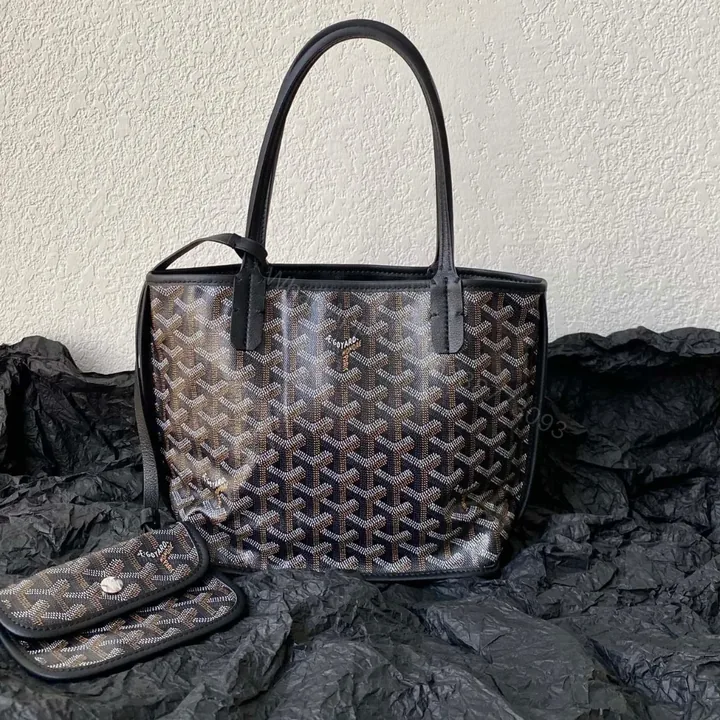 View 1 of GOYARD Goyardine Reversible Mini Anjou Black 1661918
