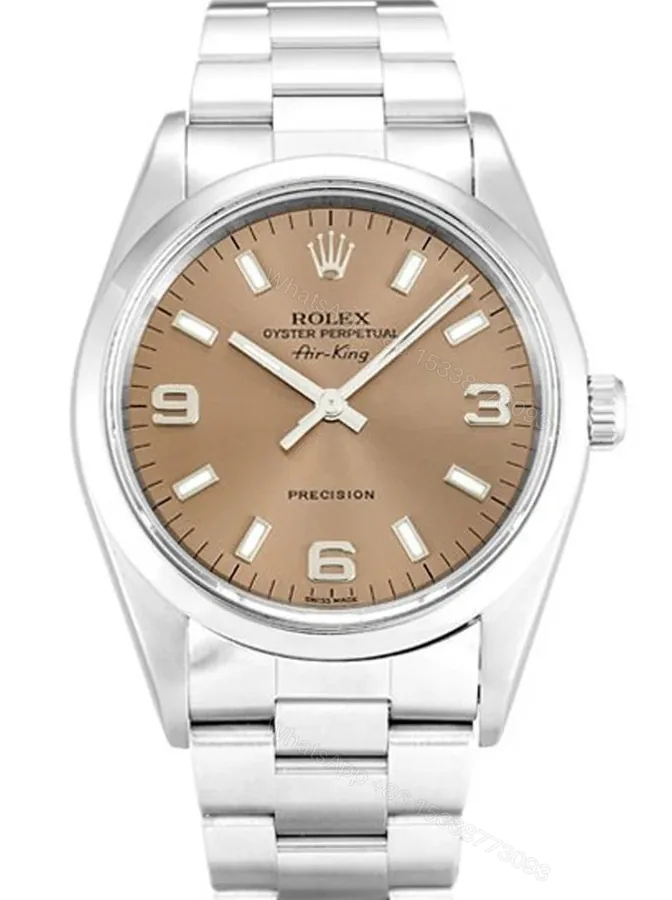 View 1 of Replica Rolex Air-King Salmon Dial 14000
