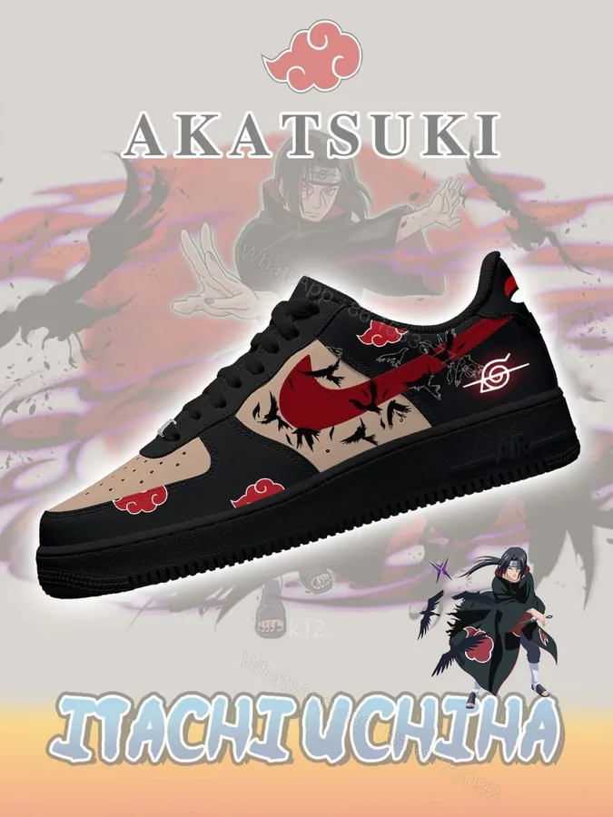 View 1 of Akatsuki Itachi Uchiha No.6 Custom Air Force1