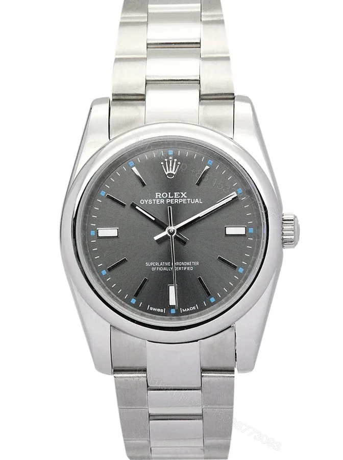 View 1 of Replica Rolex Oyster Perpetual Lady Black Dial 177200-2 31 mm