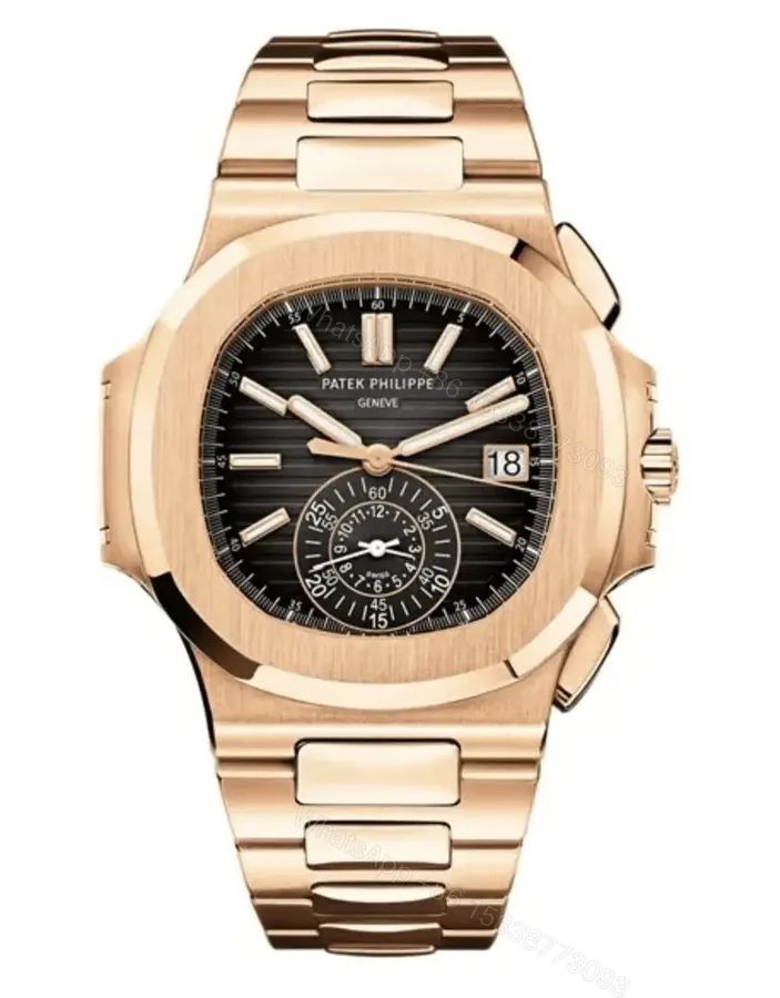 View 1 of Replica Patek Philippe 5980 – Nautilus Rose Gold