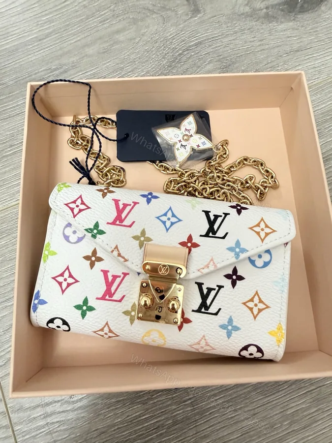 View 1 of LV A貨 女款 Multicolor 白色單肩包 時尚腋下包