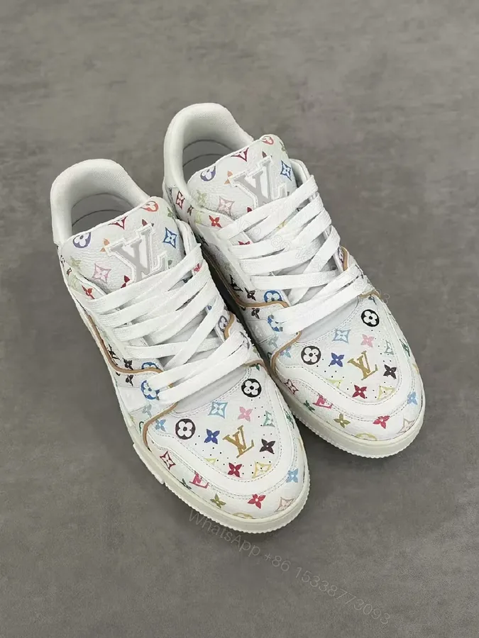 View 1 of Colorful Monogram Luxe High-Tops with Comfort Cushion