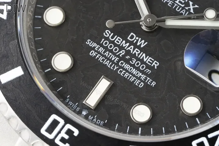 View 1 of JH Factory Clean Factory ROLEX DIW Submariner Parakeet Black Watch