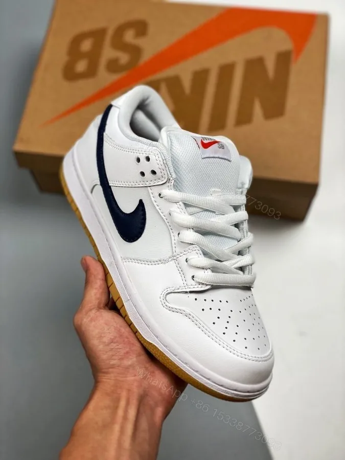 View 1 of FIRST COPY NIKE SB DUNK LOW WHITE GUM SHOES FOR MEN
