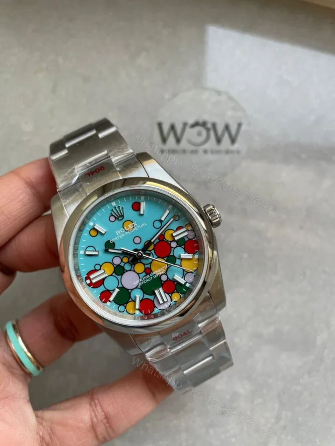 View 1 of KRF Factory 1:1 Rolex Oyster Perpetual 36 126000 904L SS Bubble Dial A2824