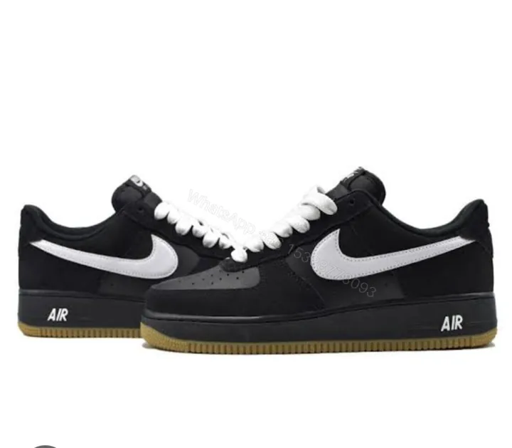 View 1 of First Copy Nike Airforce Originals Black Tan Sole