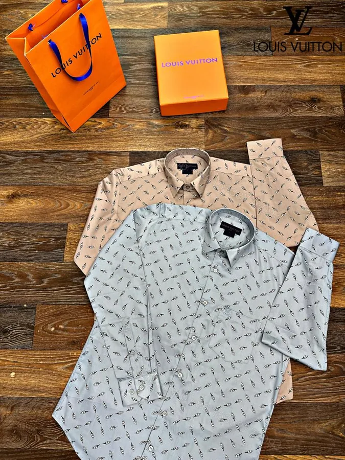View 1 of FIRST COPY Louis Vuitton Premium Cotton Fabric Shirts