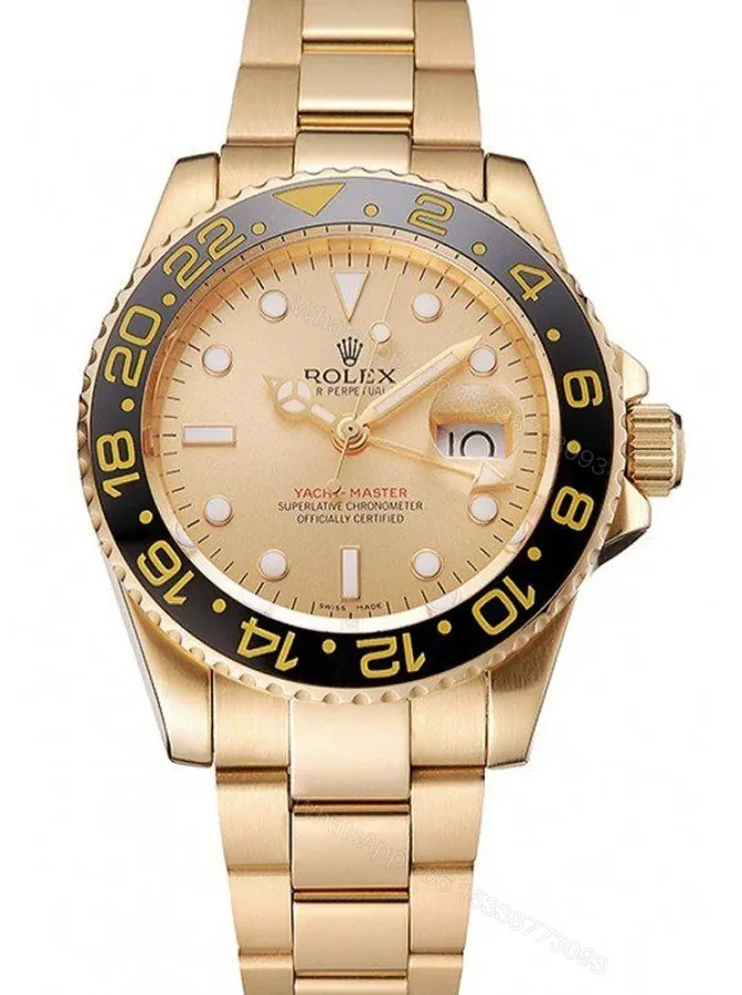 View 1 of Superclone Rolex GMT-Master II Gold Dial 1453749