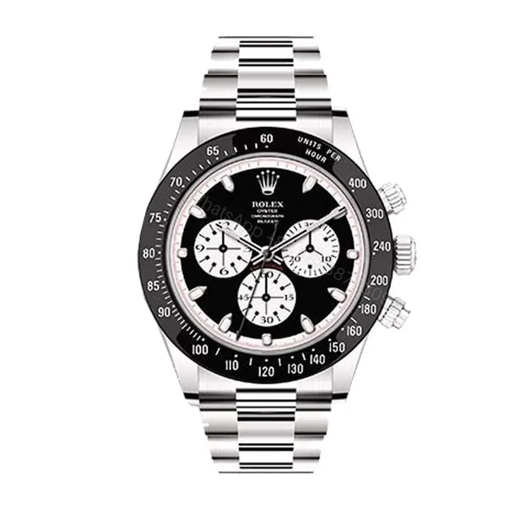 View 1 of Rolex Cosmograph Daytona 116500LN Super Clone: 40mm Steel Black Dial