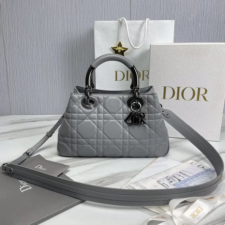 View 1 of Quilted Carryall with Signature Hardware - Dior-Style Luxury Bag