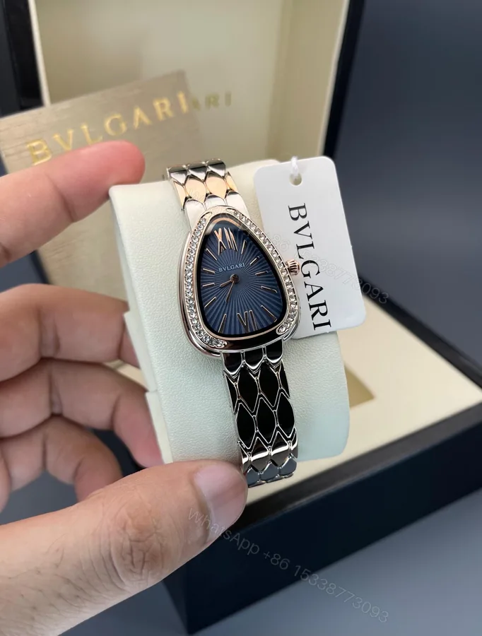 View 1 of Bvlgari Serpenti Seduttori Quartz Blue Dial 34mm