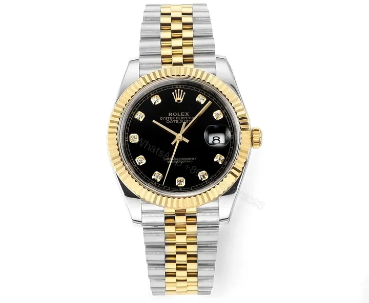 View 1 of BL Factory Clean Factory DDF Classic Black Gold Datejust Watch