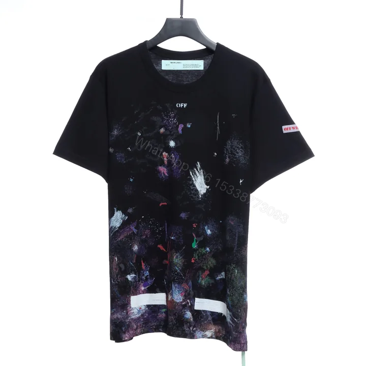 View 1 of Off-White Fireworks T-Shirt Black