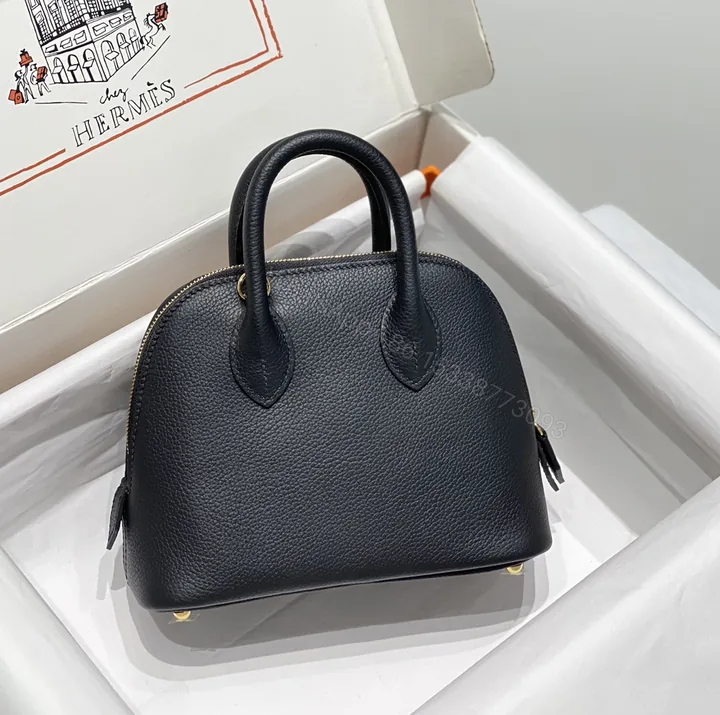 View 1 of Hermes 高仿 女款 Bolide 手提包 深藍經典輕奢款