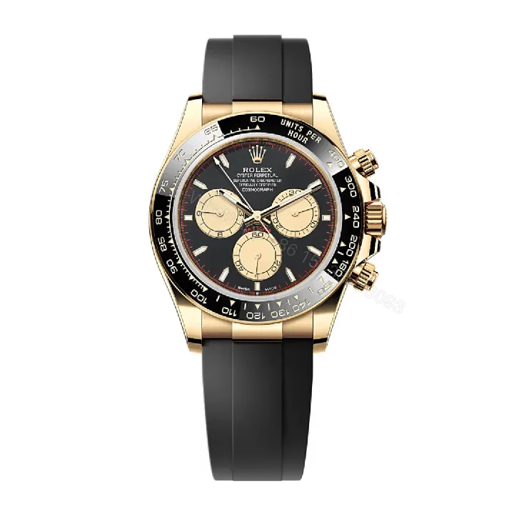 View 1 of Rolex Daytona Cosmograph 126518LN Black and Gold Dial Replica