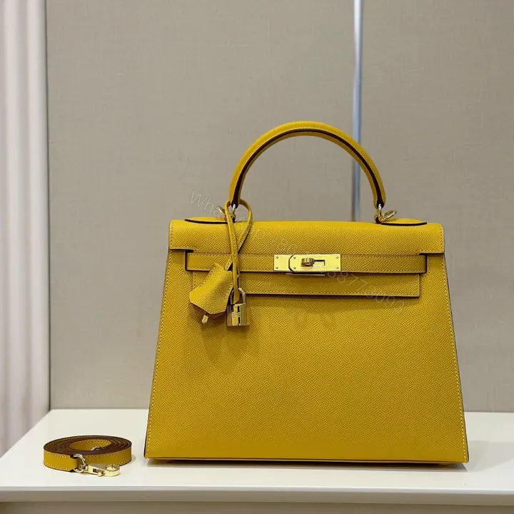 View 1 of HN 25 Lime Fluo Yellow Epsom Gold Hardware
