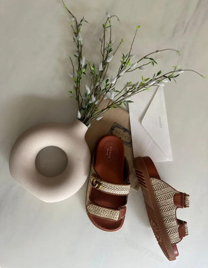 View 1 of Women’s sandal with Double G