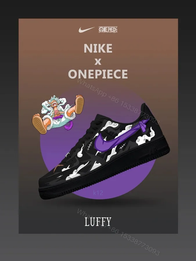 View 1 of Monkey D. Luffy V.8 Custom Air Force 1