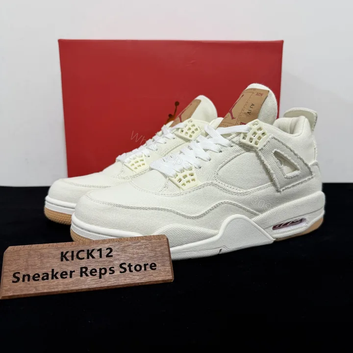 View 1 of Jordan 4 Levis White (Levi’s Tag) Reps